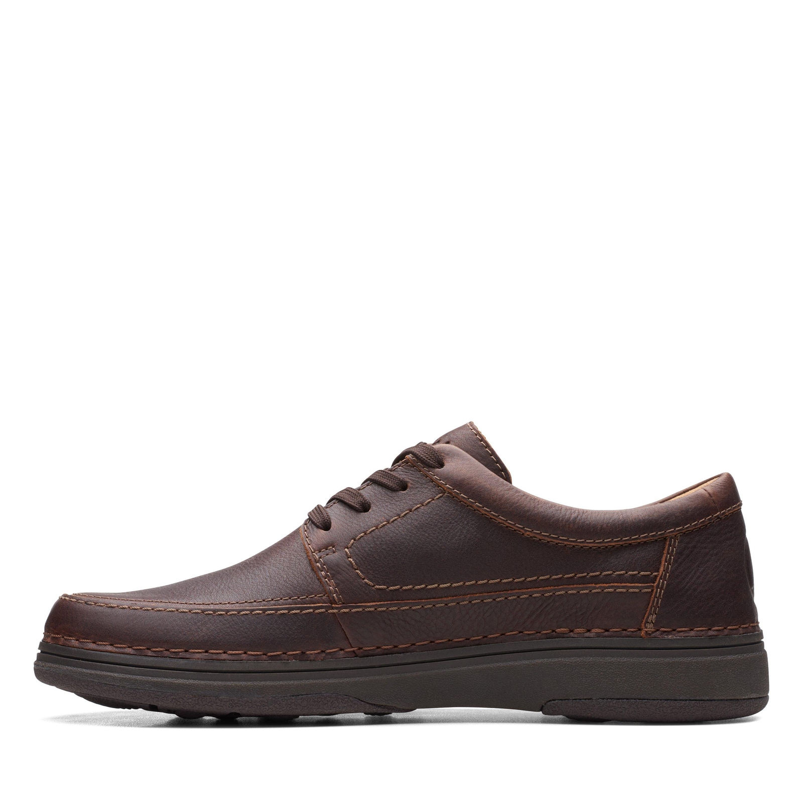 Clarks Mens Nature 5 Lo Brown Leather Casual Shoes