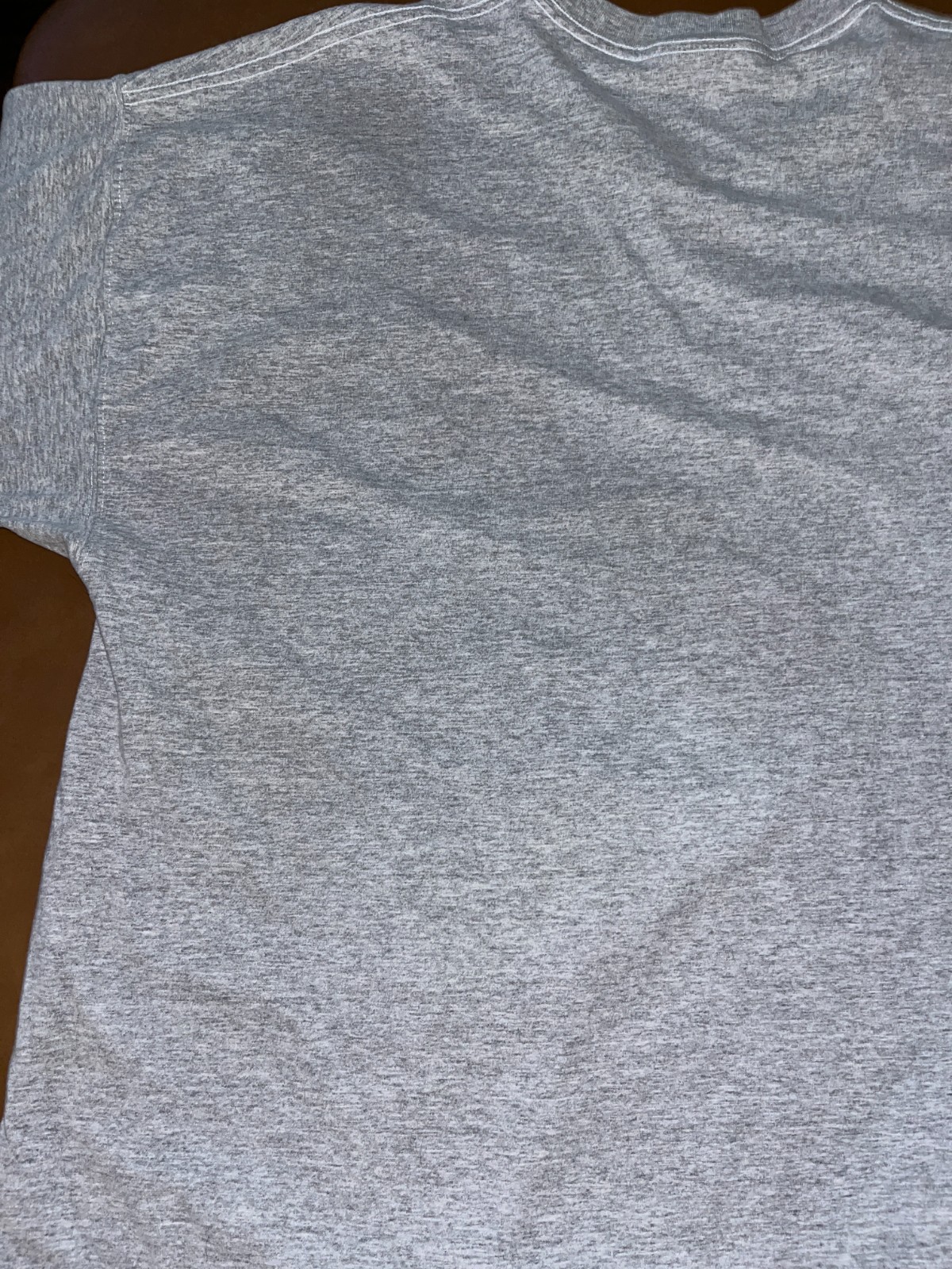 VINTAGE WESTERN XXL ATHLETIC DEPT. HALF SLEEVE T-SHIRT Grey V-Neck College WIU