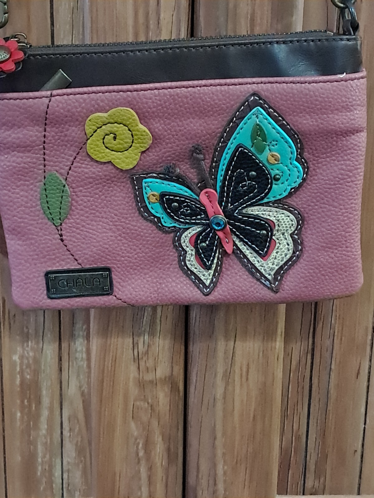 Mini Chala Crossbody Butterfly Bag (Pink)