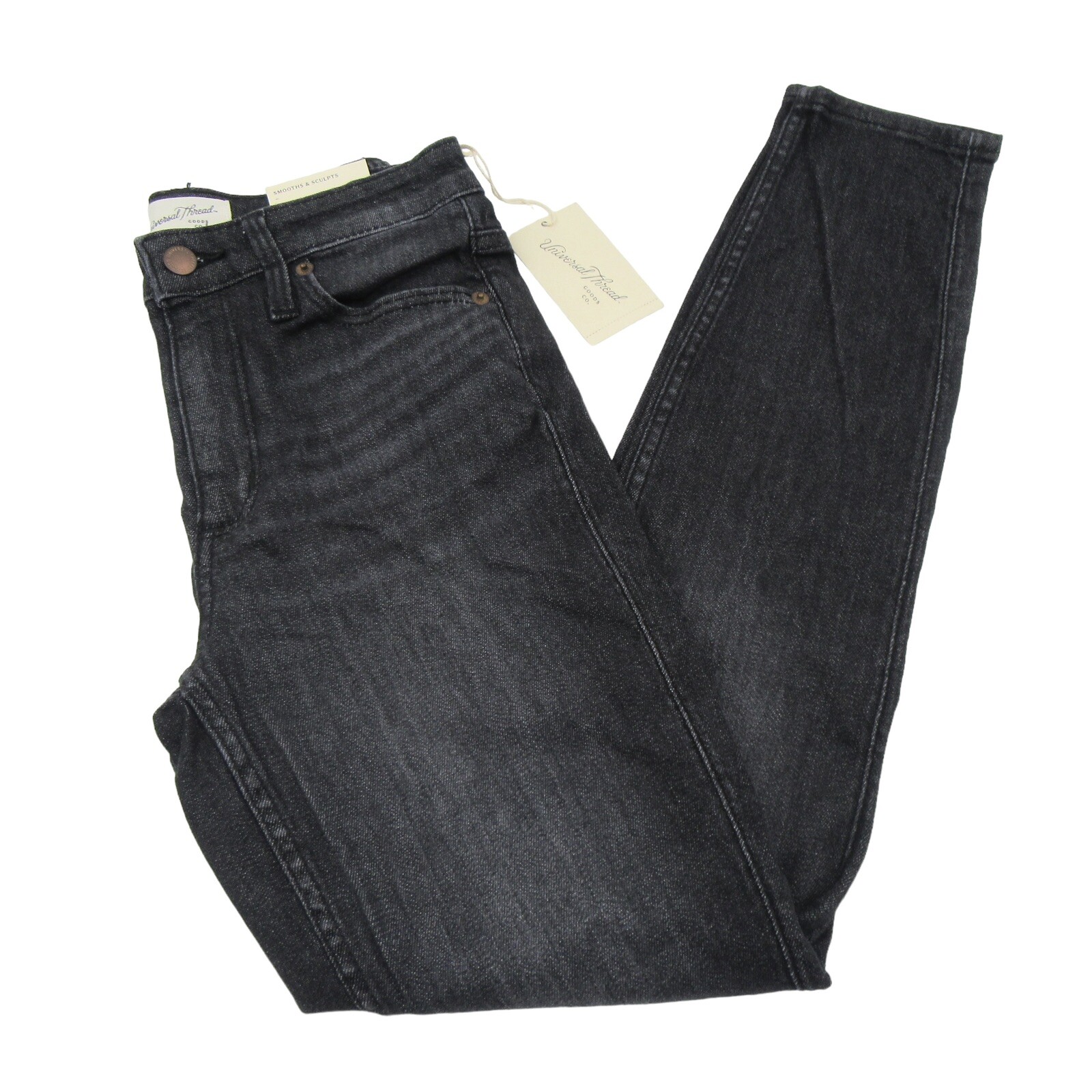 Universal Thread Womens Size 2/26R High-Rise Skinny Jeans Sulphur