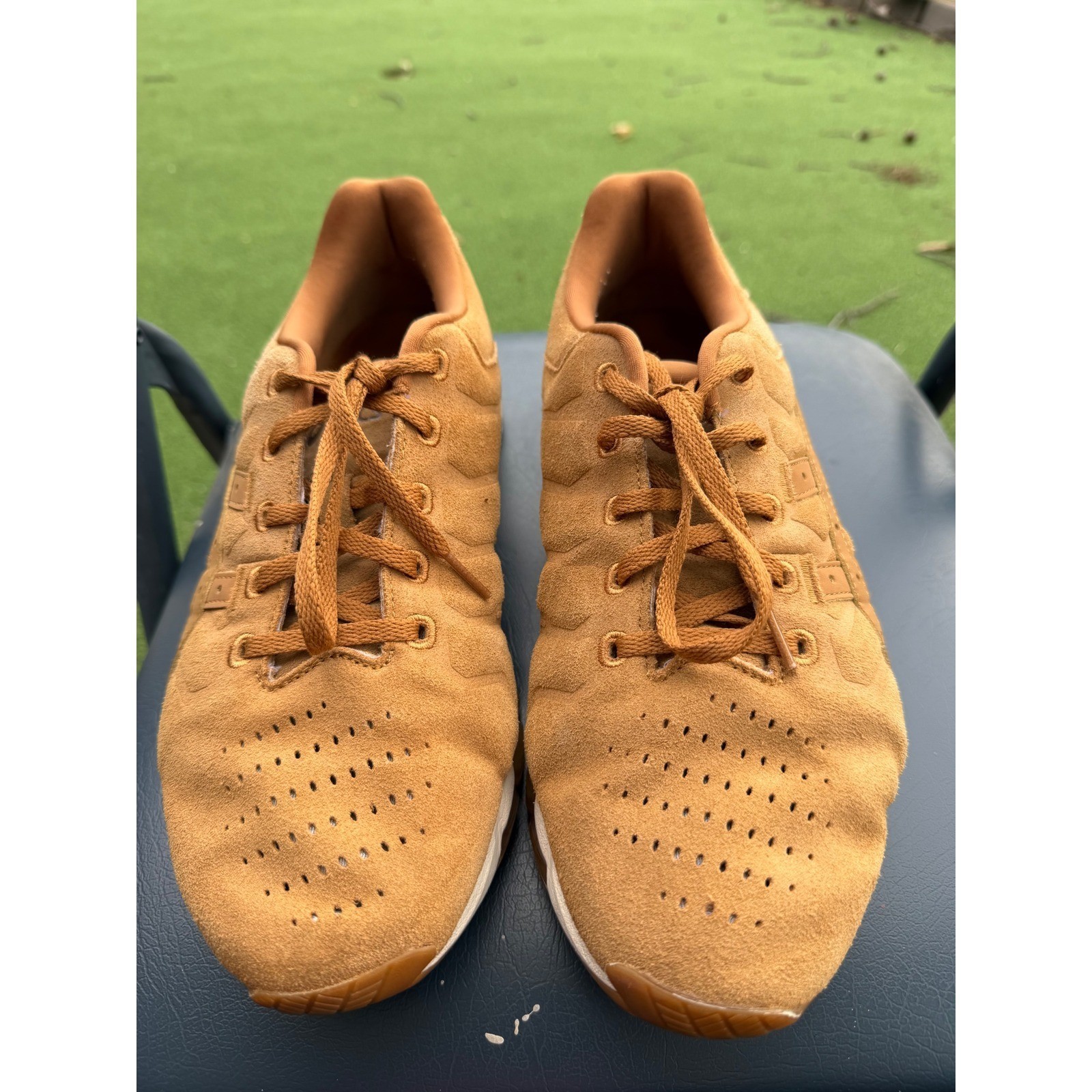 ASICS Gel-Quantum 360 4 Mens Tan Suede Low Top Sneakers 1021A414 Size 10