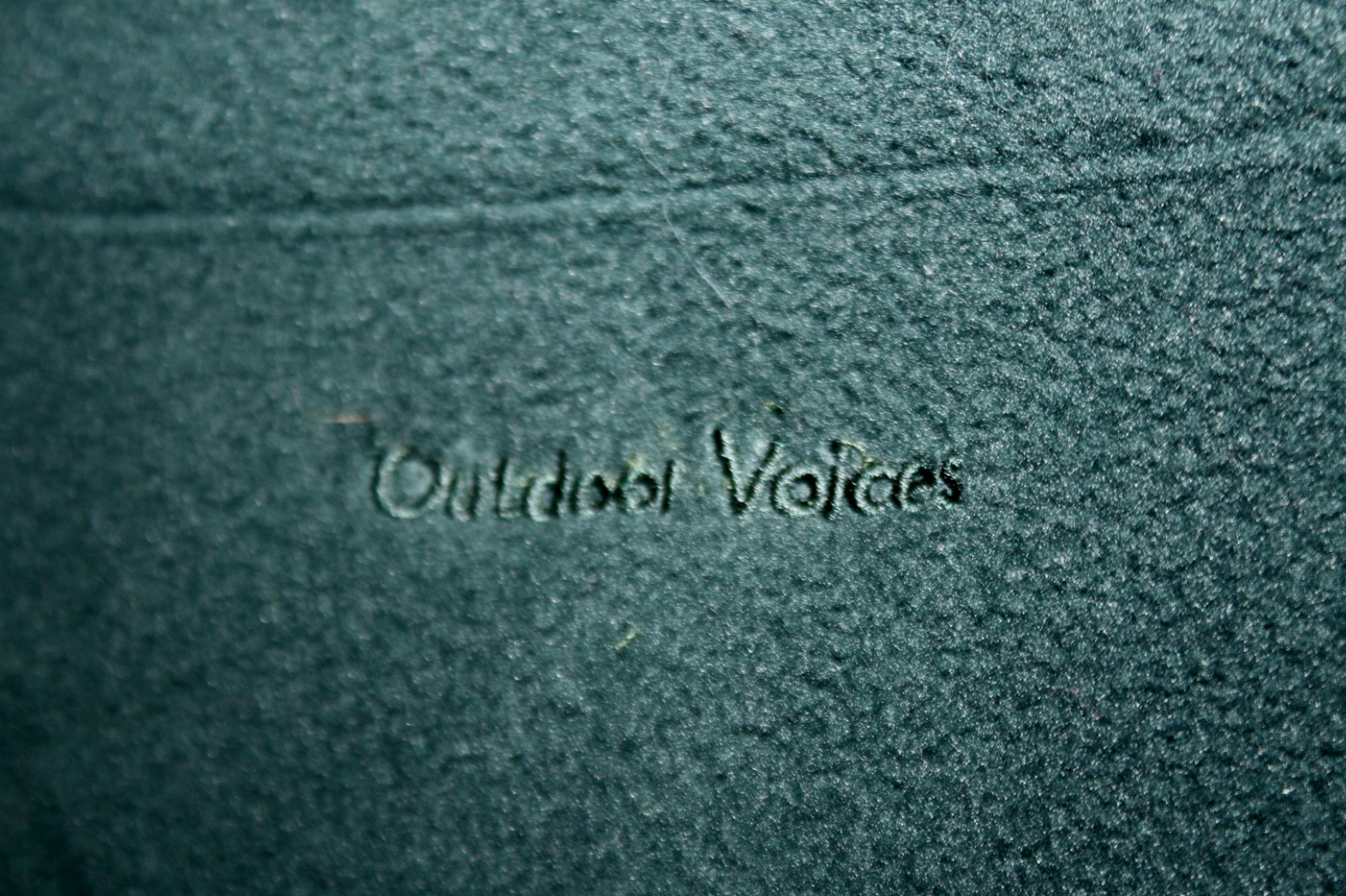 OUTER VOICES Snap Fleece Mens Medium Green Sweatshirt Jacket 100% Recycled Poly