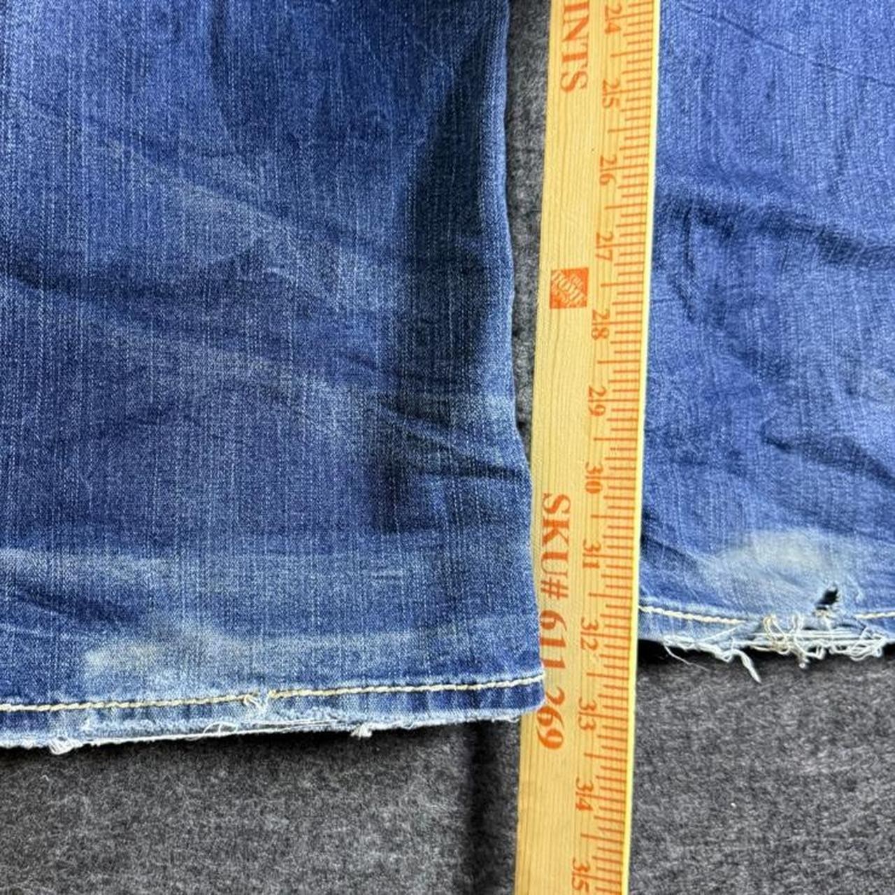 Y2K Silver Jeans Co. low rise bootcut jeans faded wash women’s Sz 30×33