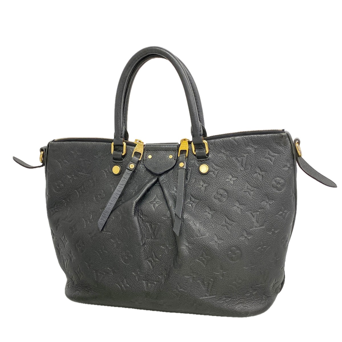 Auth [6ge5991-k] LOUIS VUITTON Handbag Monogram Empreinte Mazarine MM M50643…