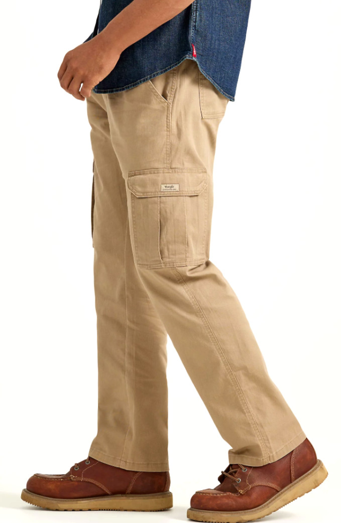 Men’s Wrangler Relaxed Fit Flex Cargo Pants Comfort FLEX WAISTBAND CHOOSE SIZE