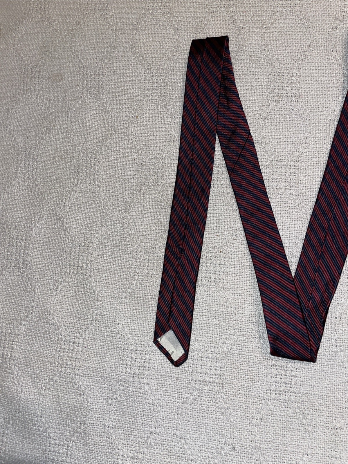 Brooks Brothers Dress Tie Mens Size 55” 3.25” Red Black Repp Business Formal