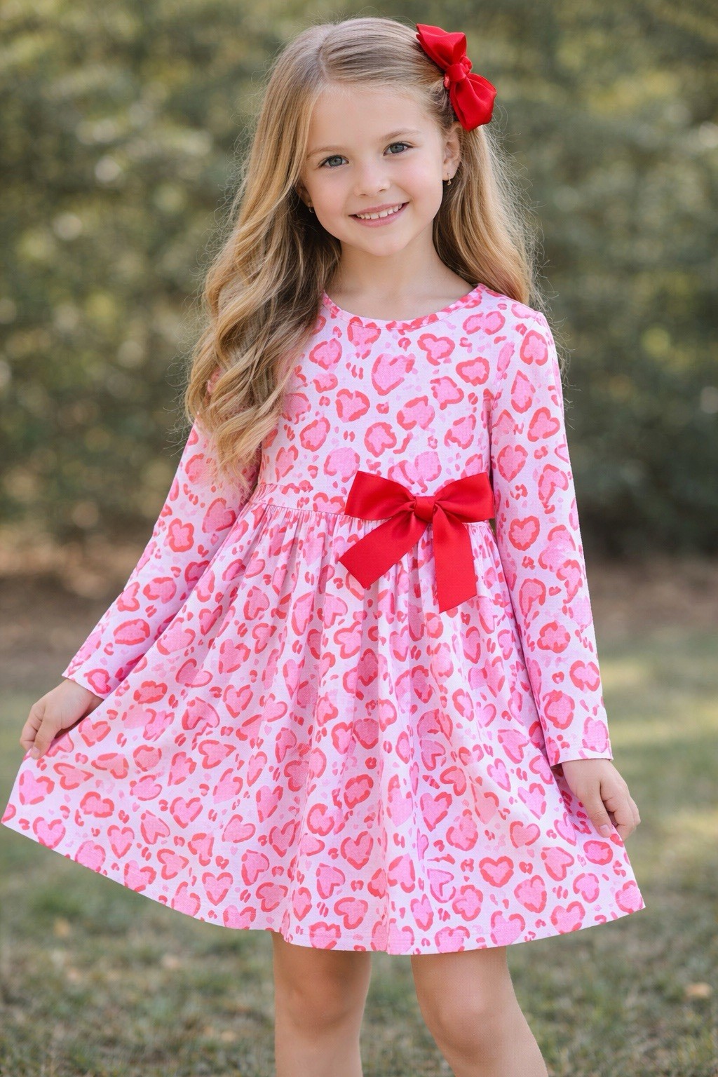 Pete And Lucy Valentines Day Dress 6 6x Pink Red