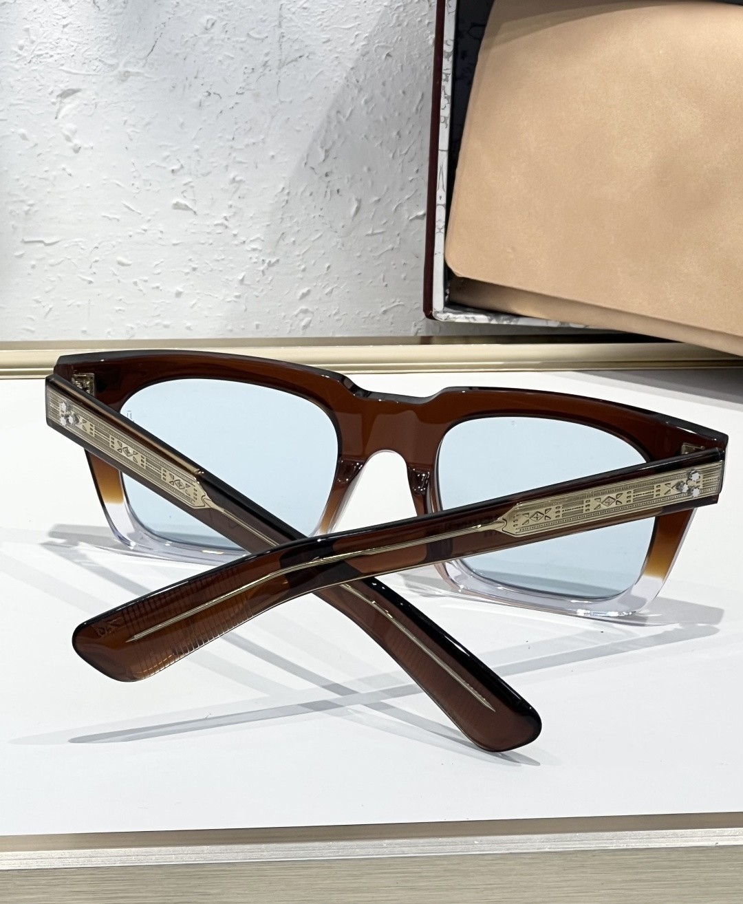 JACQUES MARIE MAGE QUENTIN Luxury Square Handmade Unisex Luxury 50-22-146