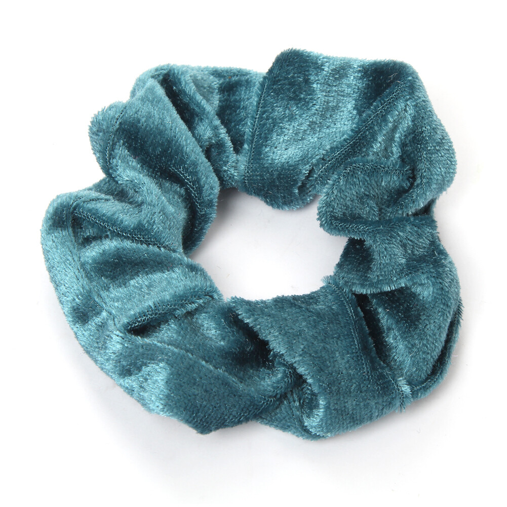 Lot Women Girl Hair Scrunchies Velvet Elastic Hair Bands Scrunchy Rope Ties