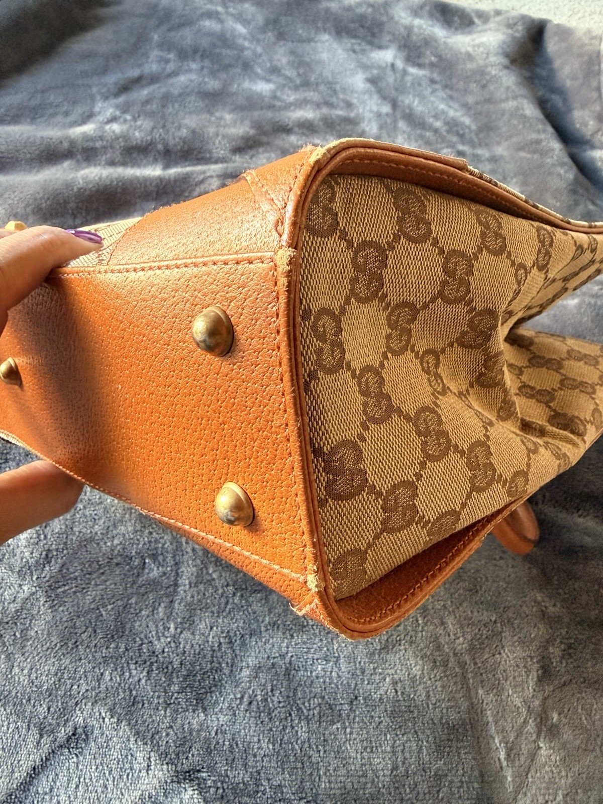 Gucci Nailhead Medium Tote Bag