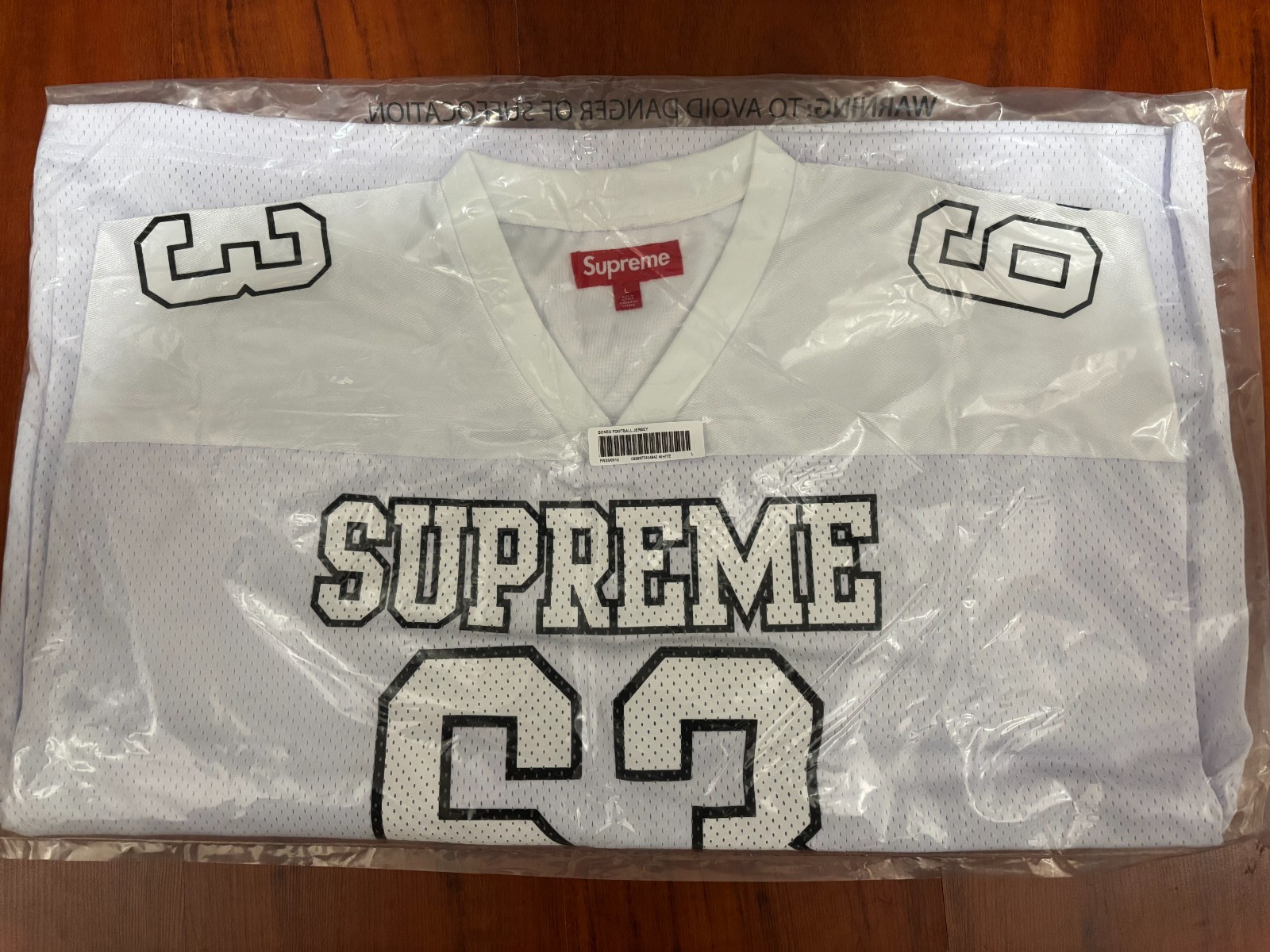 FW25 Supreme Bones Football Jersey Graphic Logo White New Size S-XL FreeShipping