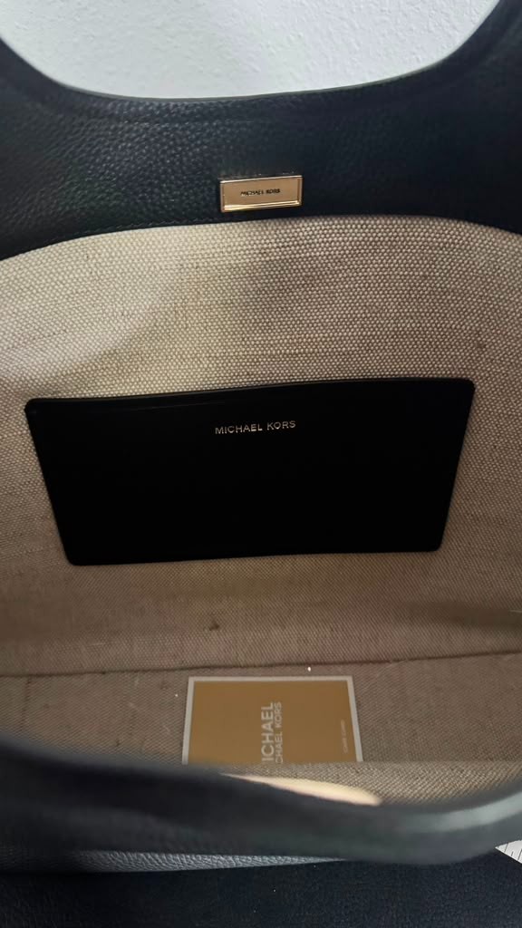 NEW – MICHAEL KORS Black Nolita Large Hobo Shoulder Bag Black