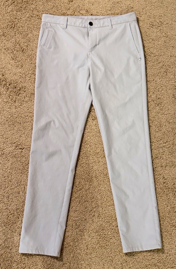 Vuori Men’s Cascade Tech Gray Chino Pants 30×30