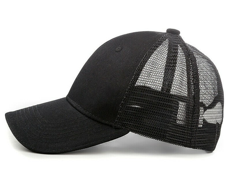 Trucker Hat Mesh Back Snapback Plain Solid Baseball Cap Visor Blank Hats Caps