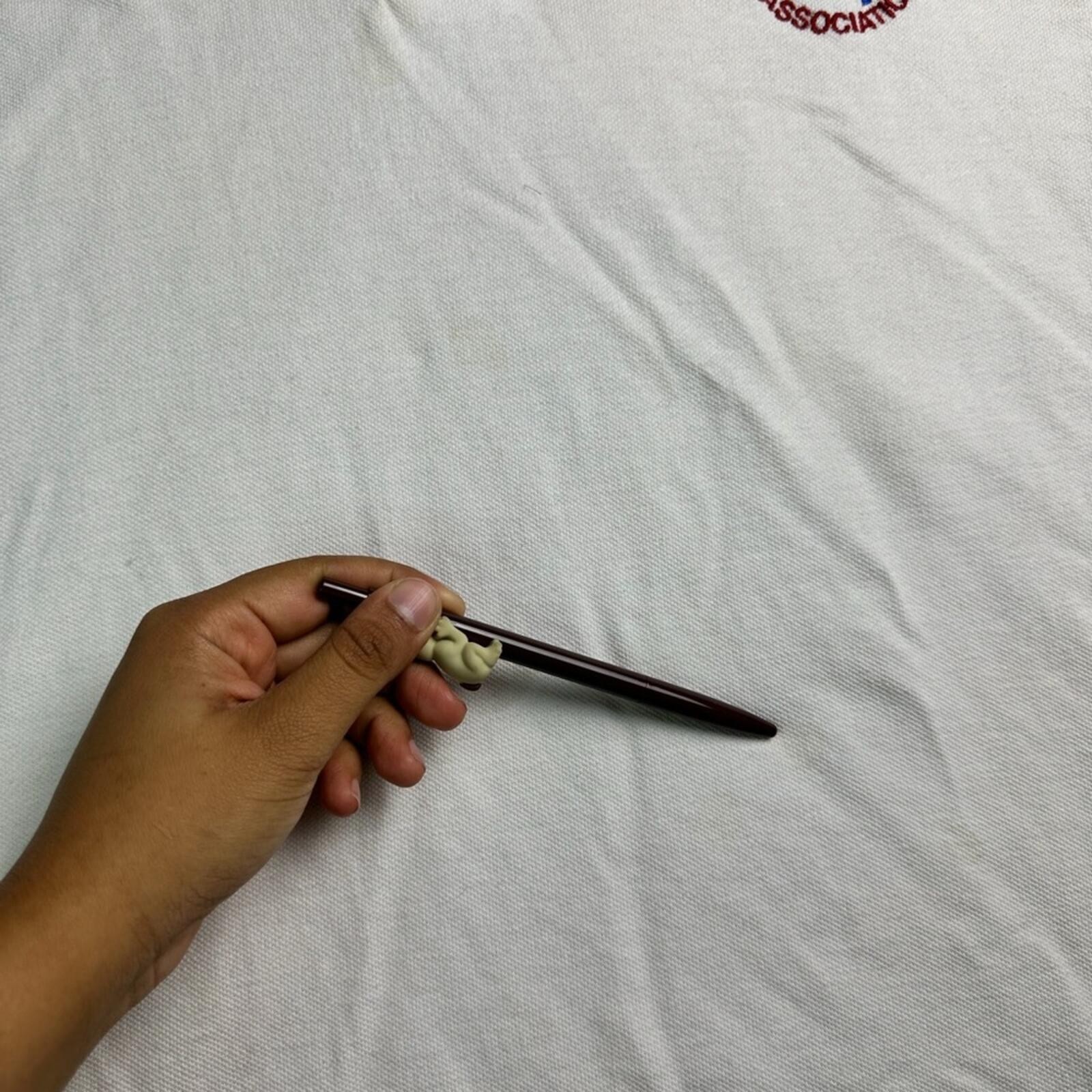 Jerzees Cream Polo with Black & Red Check Collar