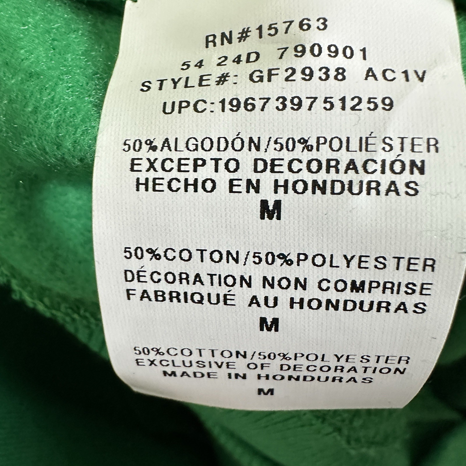 Champion Powerblend Fleece Mens Medium Green Long Sleeve Fleece Active Hoodie