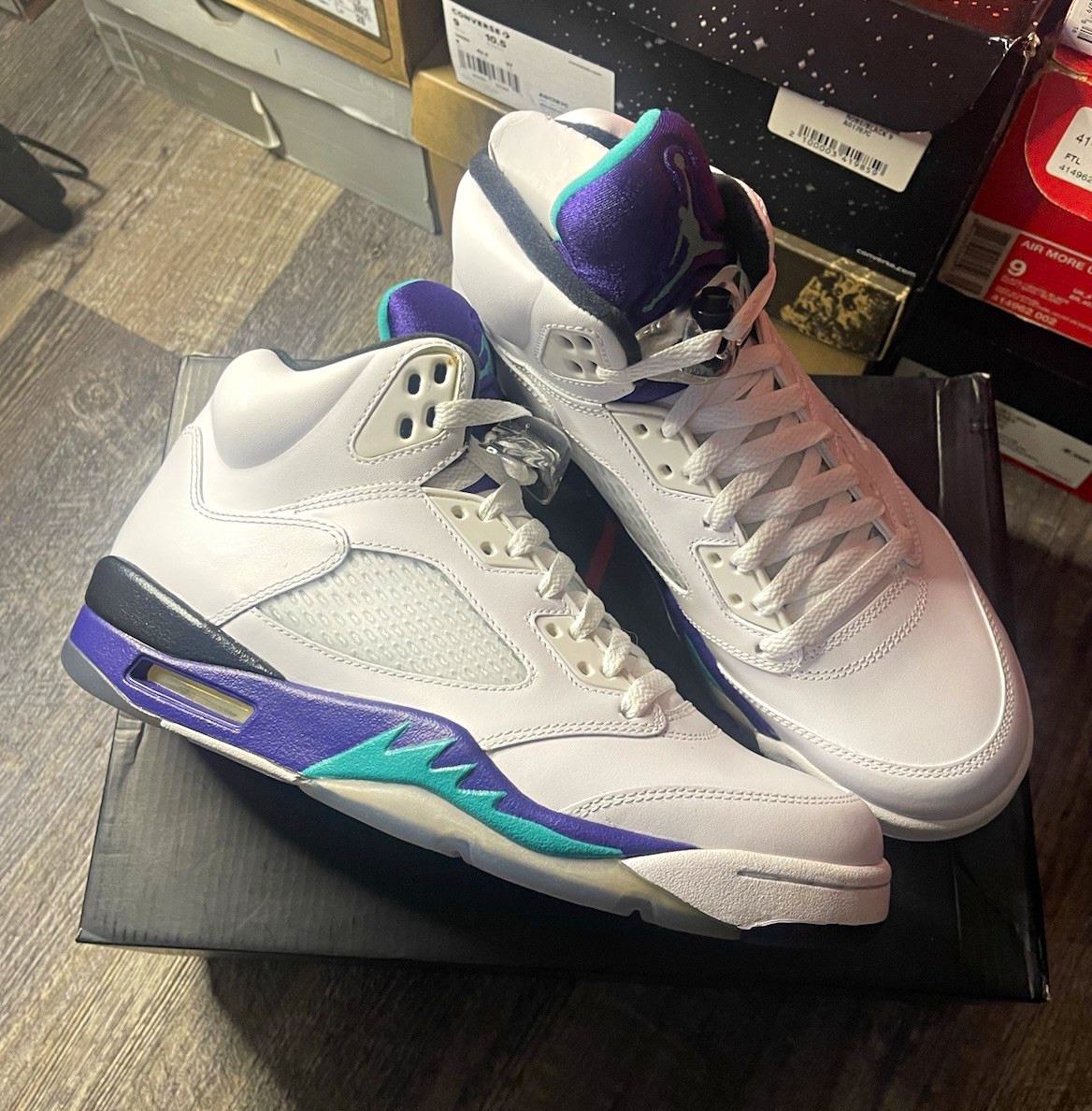 Jordan Air Jordan 5 Retro Grape 2013 Sneaker Style Code 136027-108
