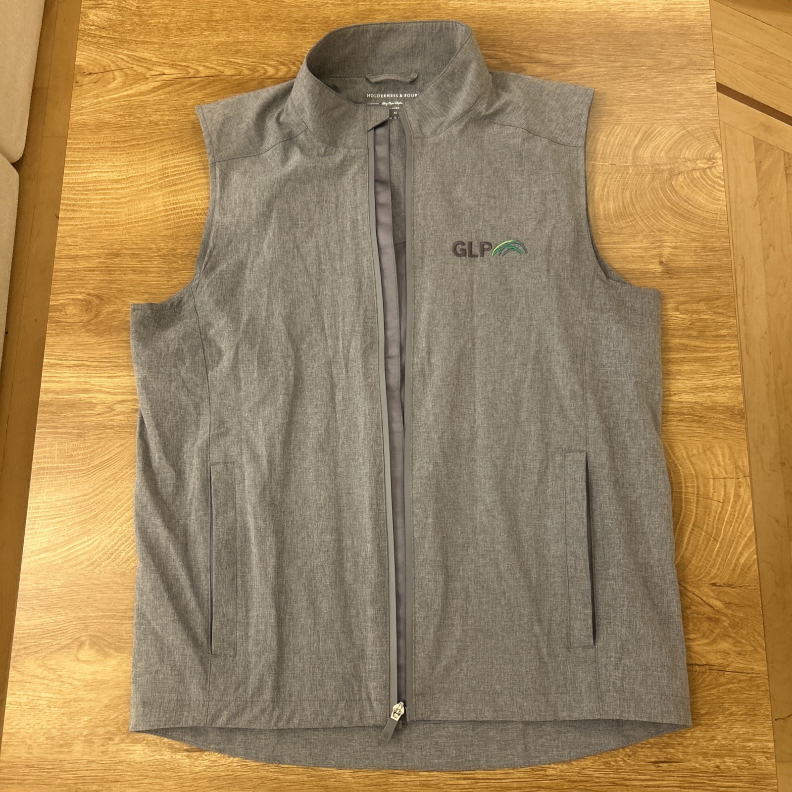 Holderness and Bourne Golf GLP Finance Vest Mens M Gray