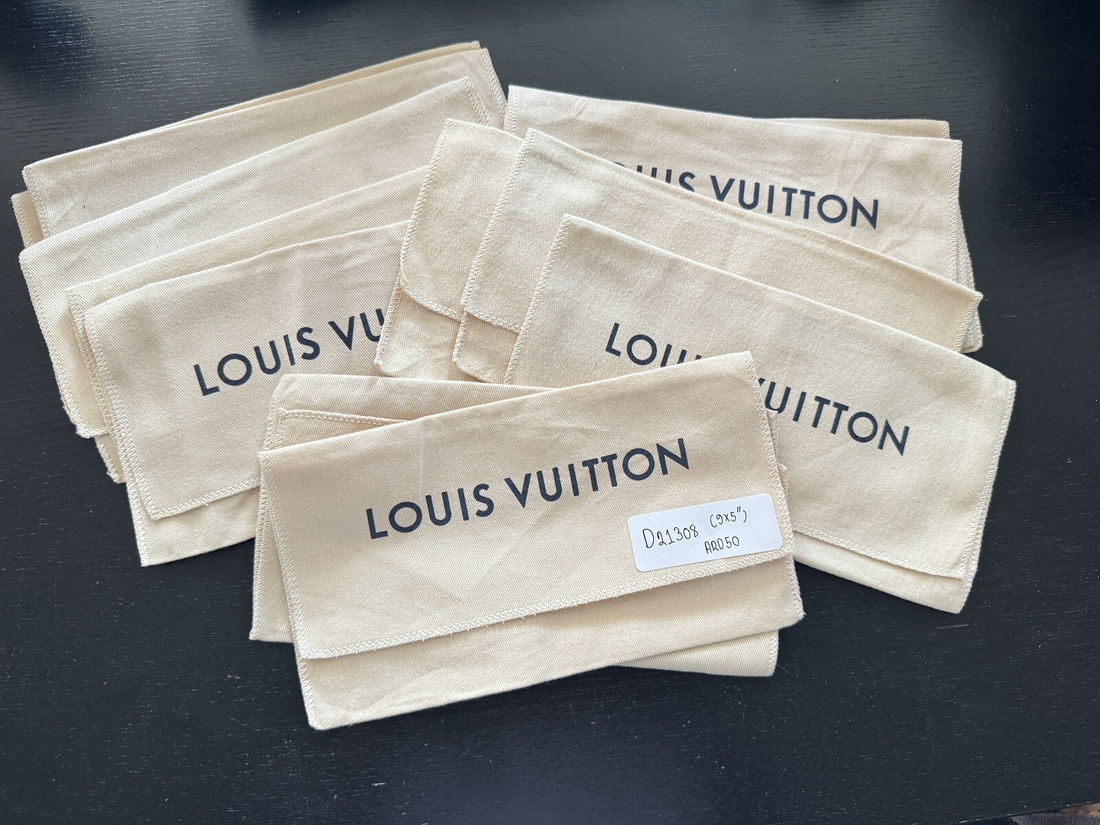 Authentic Louis Vuitton Dust Bag Envelope Flap Style Size 9×5” (1Piece)