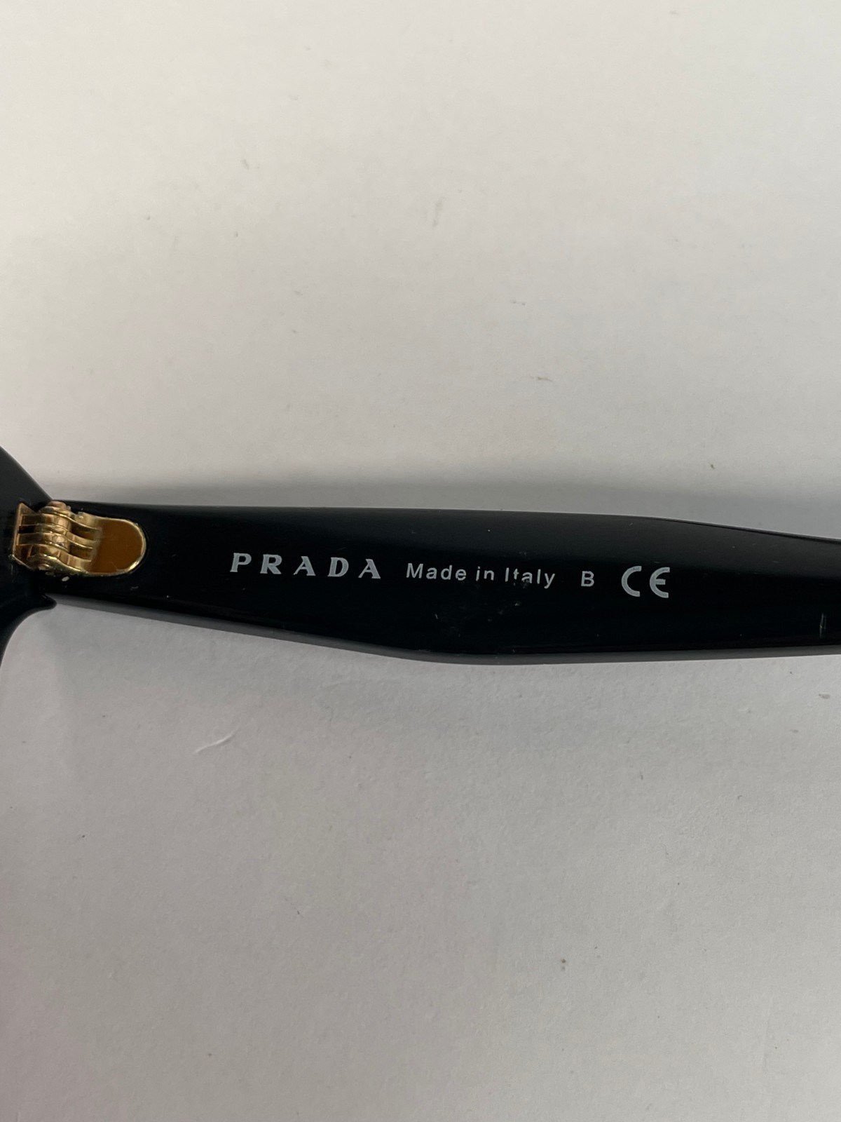 PRADA SPR17T 1AB-5S0 Black Sunglasses 53-20-140 Black Lenses