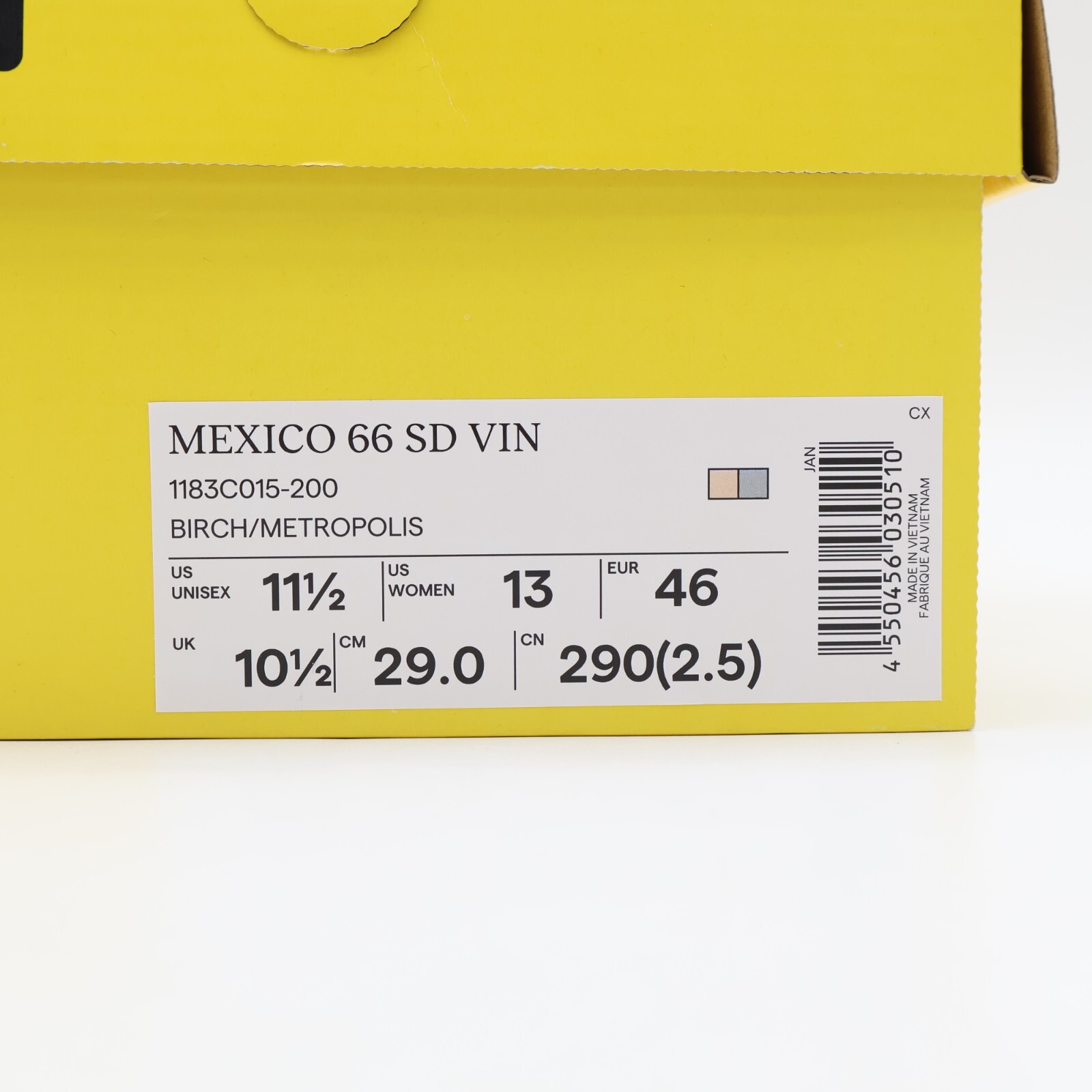 1183C015-200 Onitsuka Tiger Mexico 66 SD Birch Metropolis (Men’s)