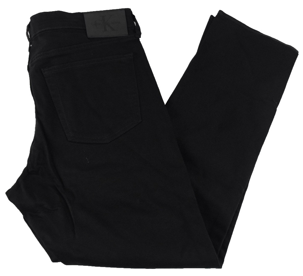 Calvin Klein Mens Jeans New 29 x 30 Black Stretch Slim Fit 5 Pockets