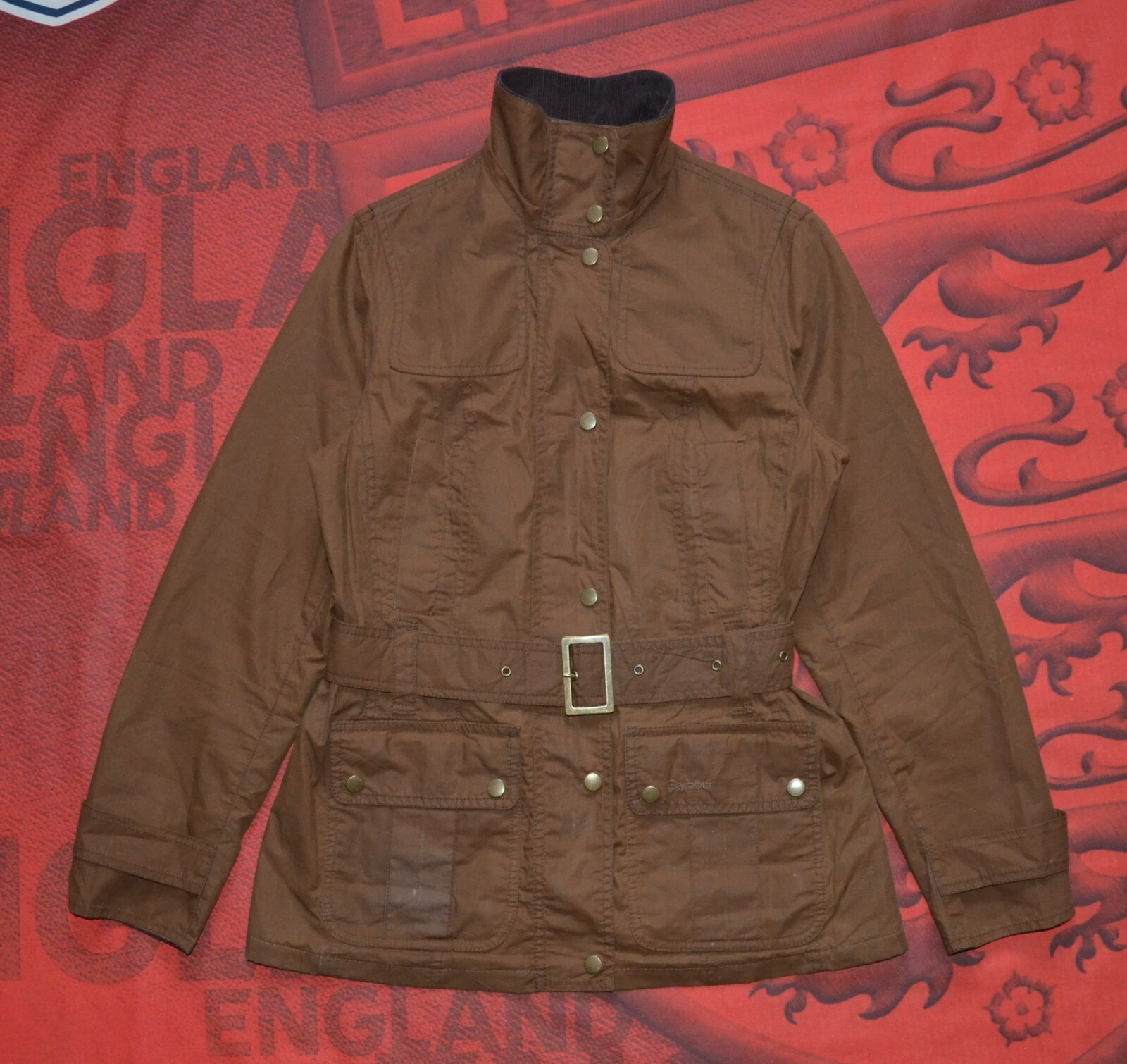 Barbour “Prototype Product 21883” Wax Women Jacket Brown FowlerPrint England