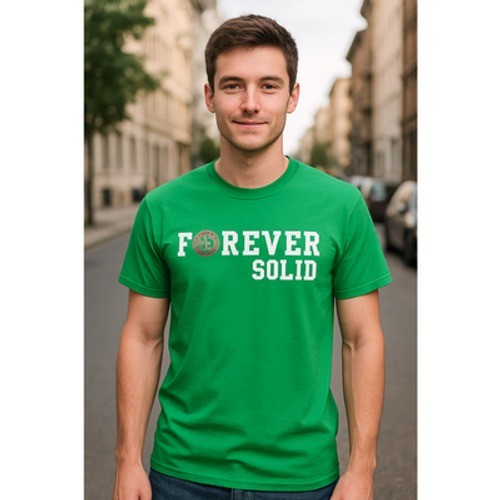 GILDAN DryBlend “FOREVER SOLID” Green T-Shirt – Size Medium, Moisture-Wicking Co