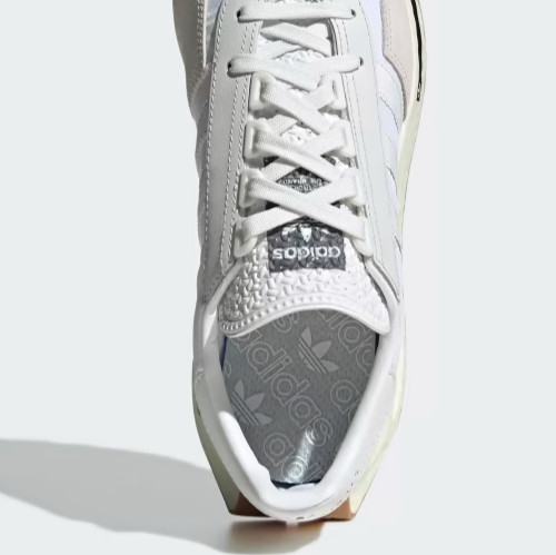 Adidas US 10 Men’s White Silver Gum Boost Retro Runner Retropy E5 H03075 New