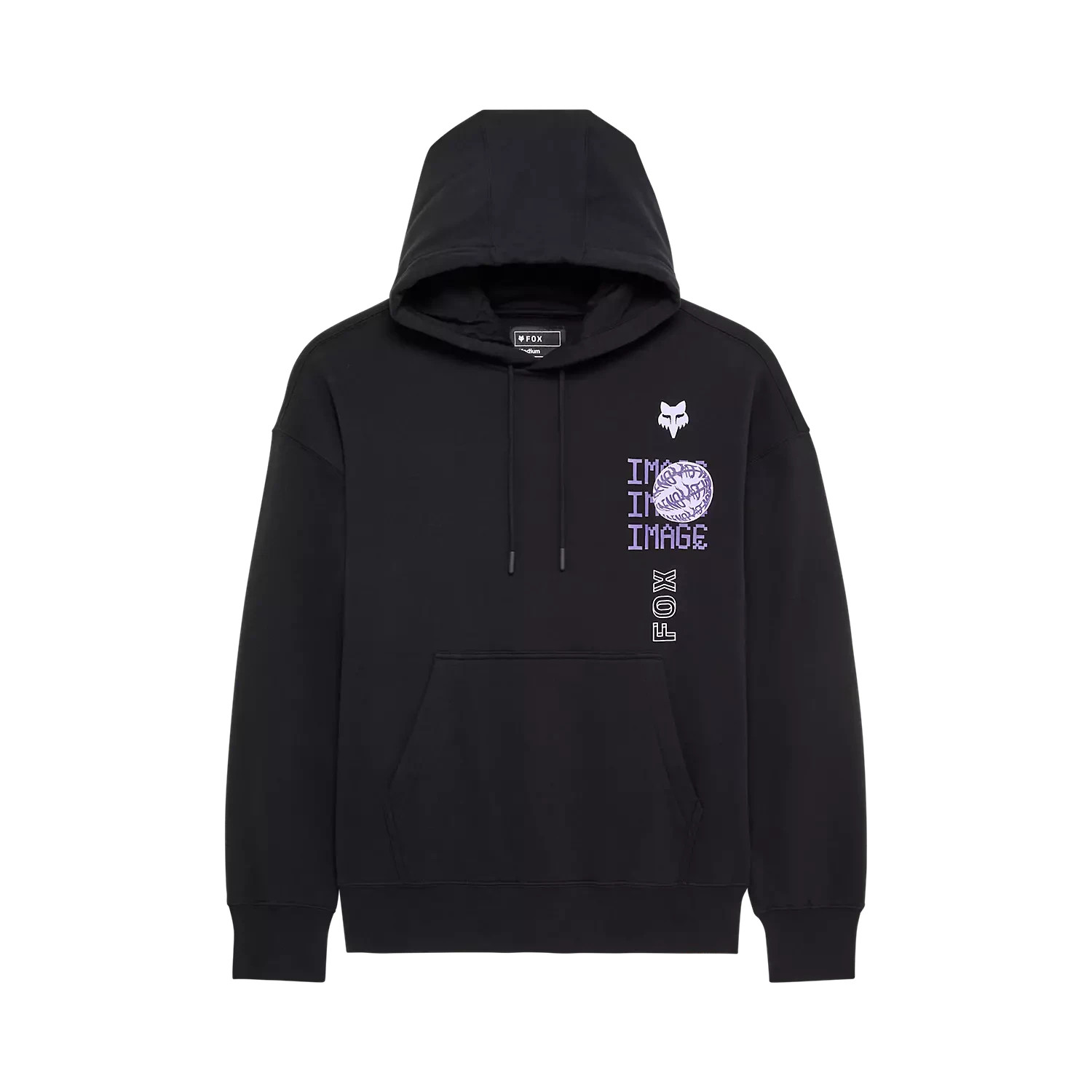 Brand New FOX Racing Mens Image Phantom Oversized Pullover Hoodie $110 M black