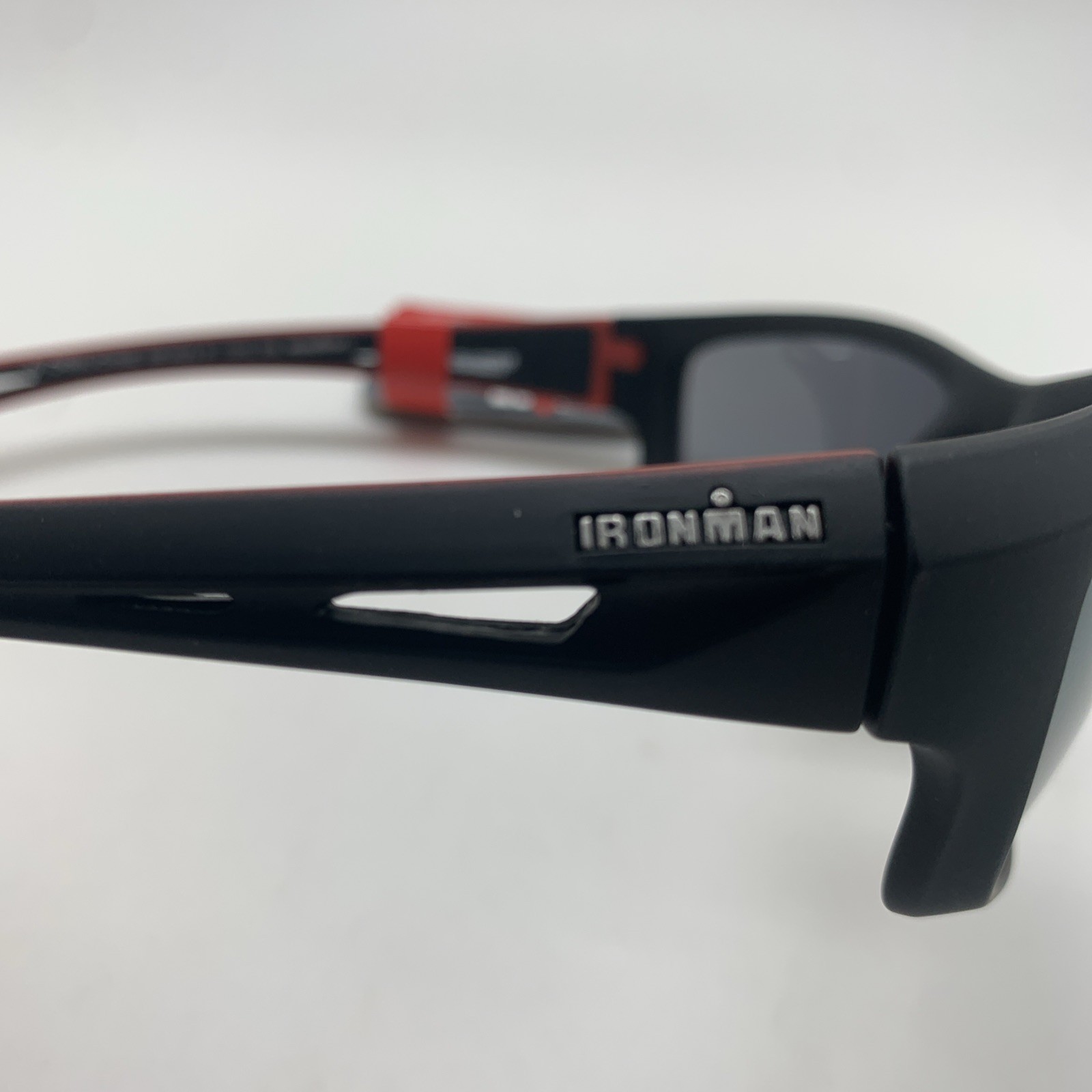 IRONMAN Black/Red Wrap Sunglasses IF 1902 BLK