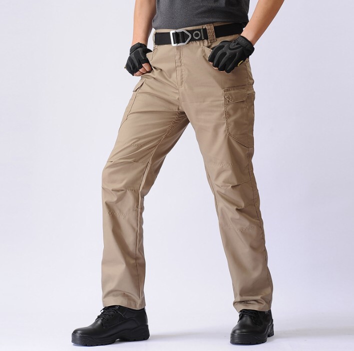 Waterproof Mens Cargo Pants Work Combat Pants Outdoor Hiking Trousers Tactical