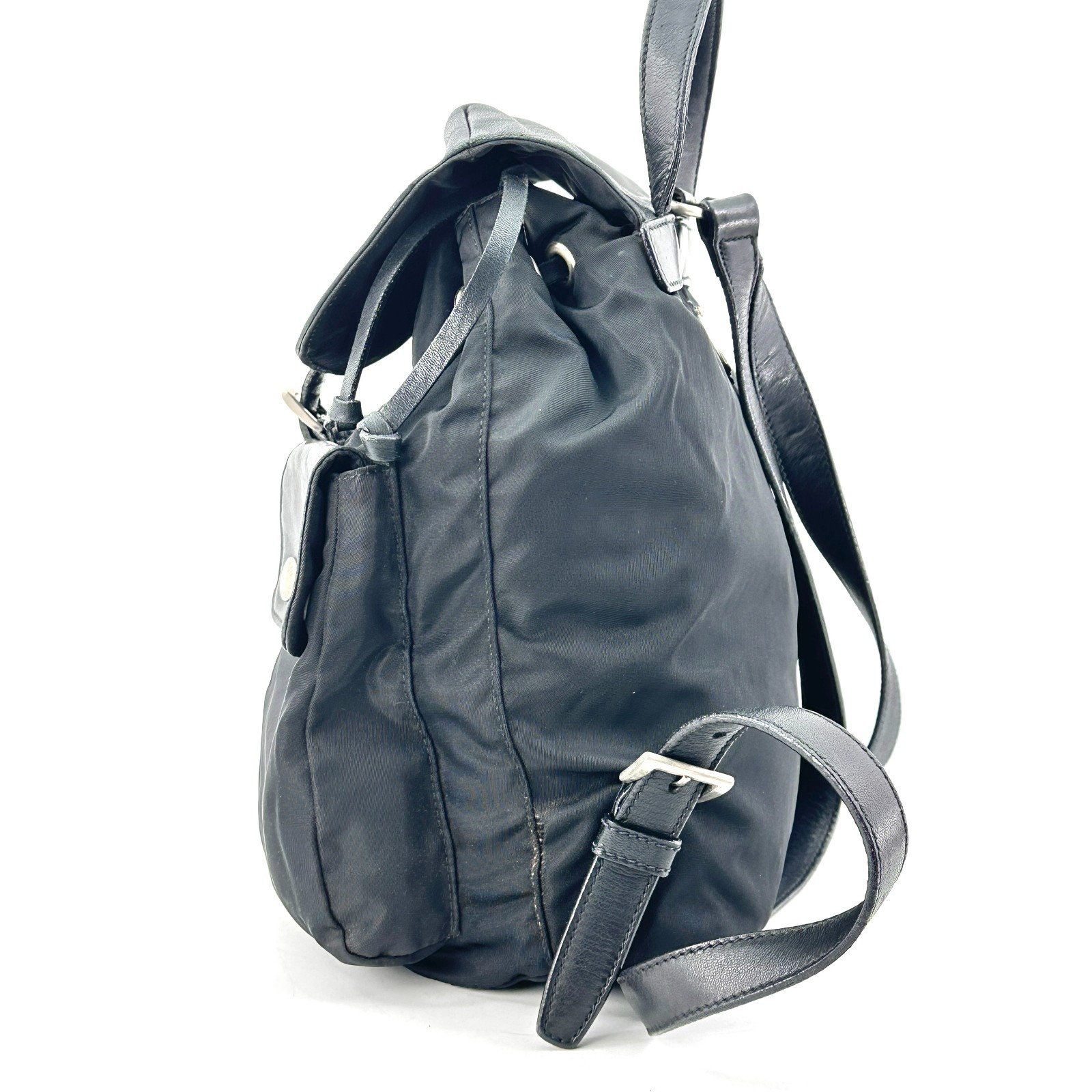 PRADA Rucksack Nylon Logo With Dust Bag