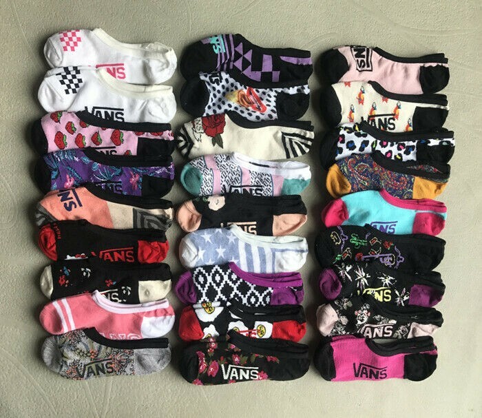 8 Pairs Random Color Women’s Super No Show Socks Size 1-9