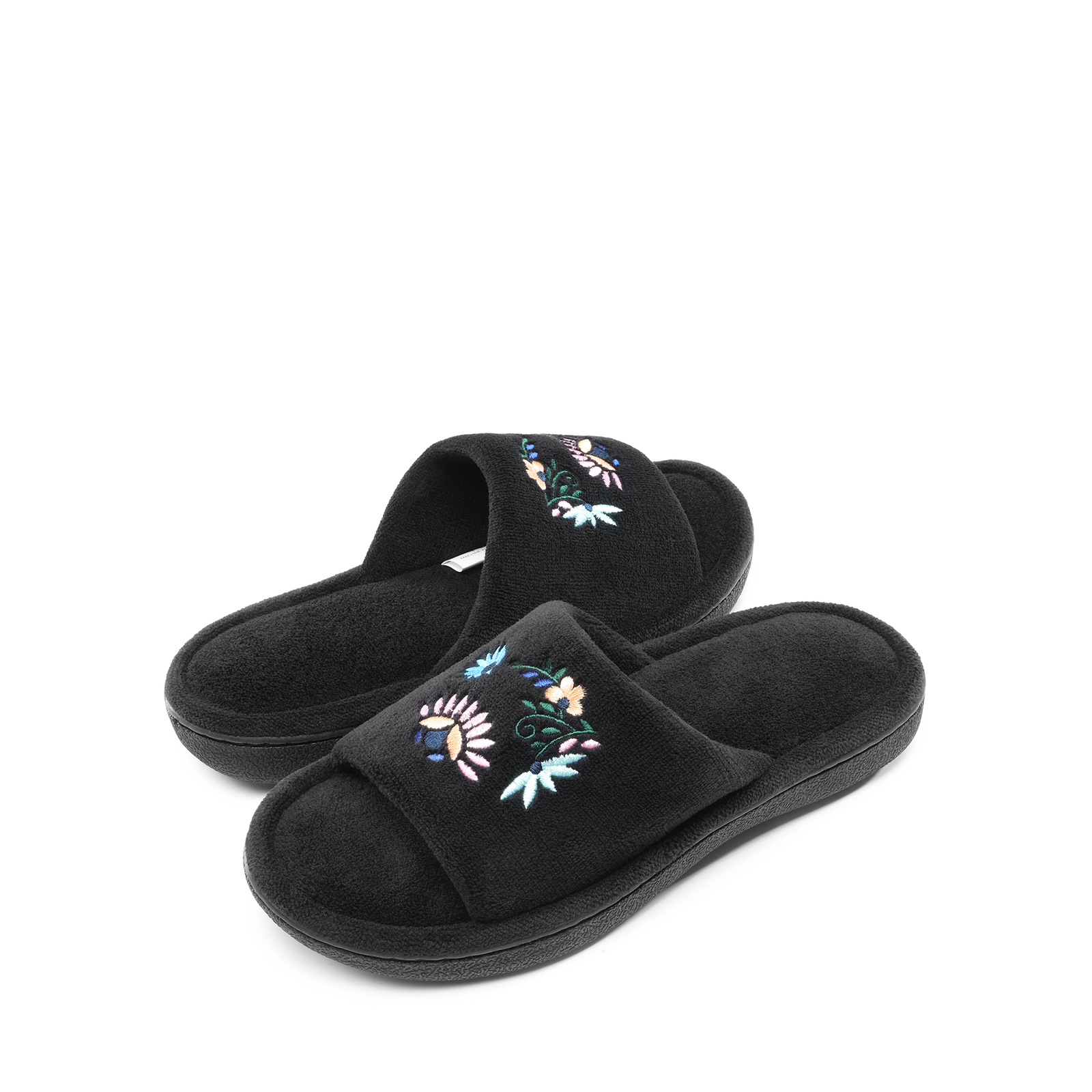 Women Memory Foam Slippers Open Toe Comfortable Lightweight Slip On Slippers