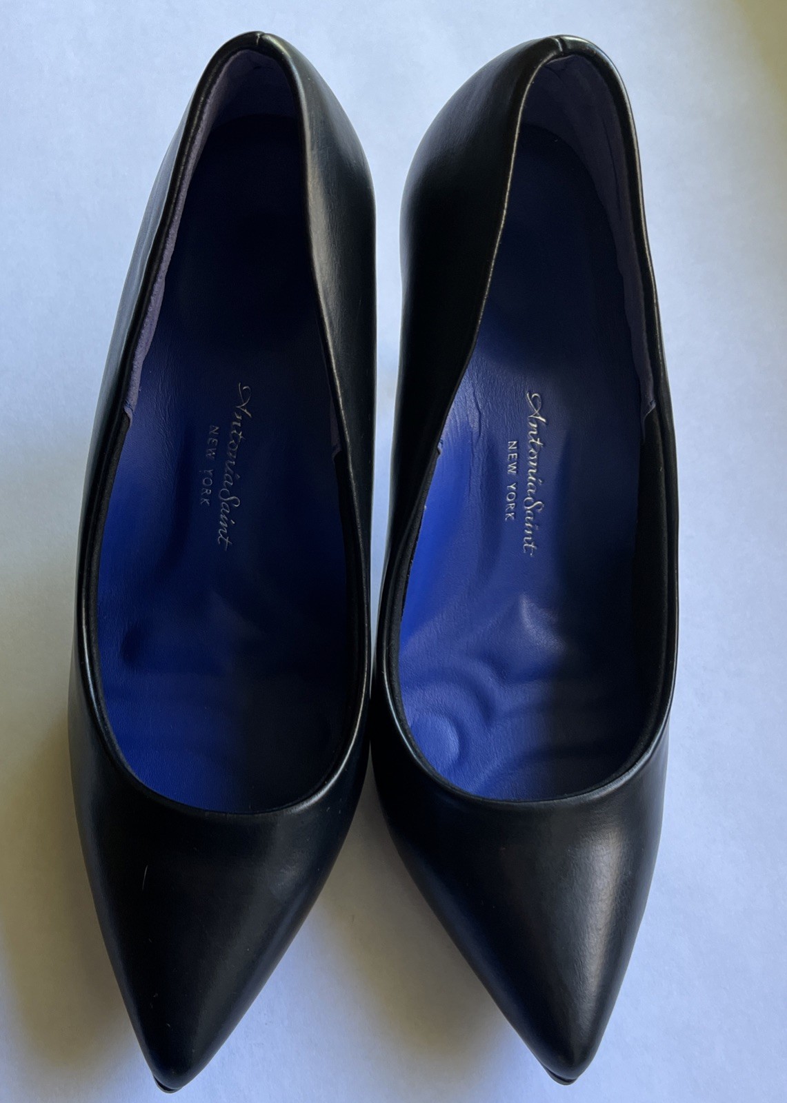 Antonia Saint New York Stiletto Black Classic Pump Designed in BrooklynSz 8, 0C8