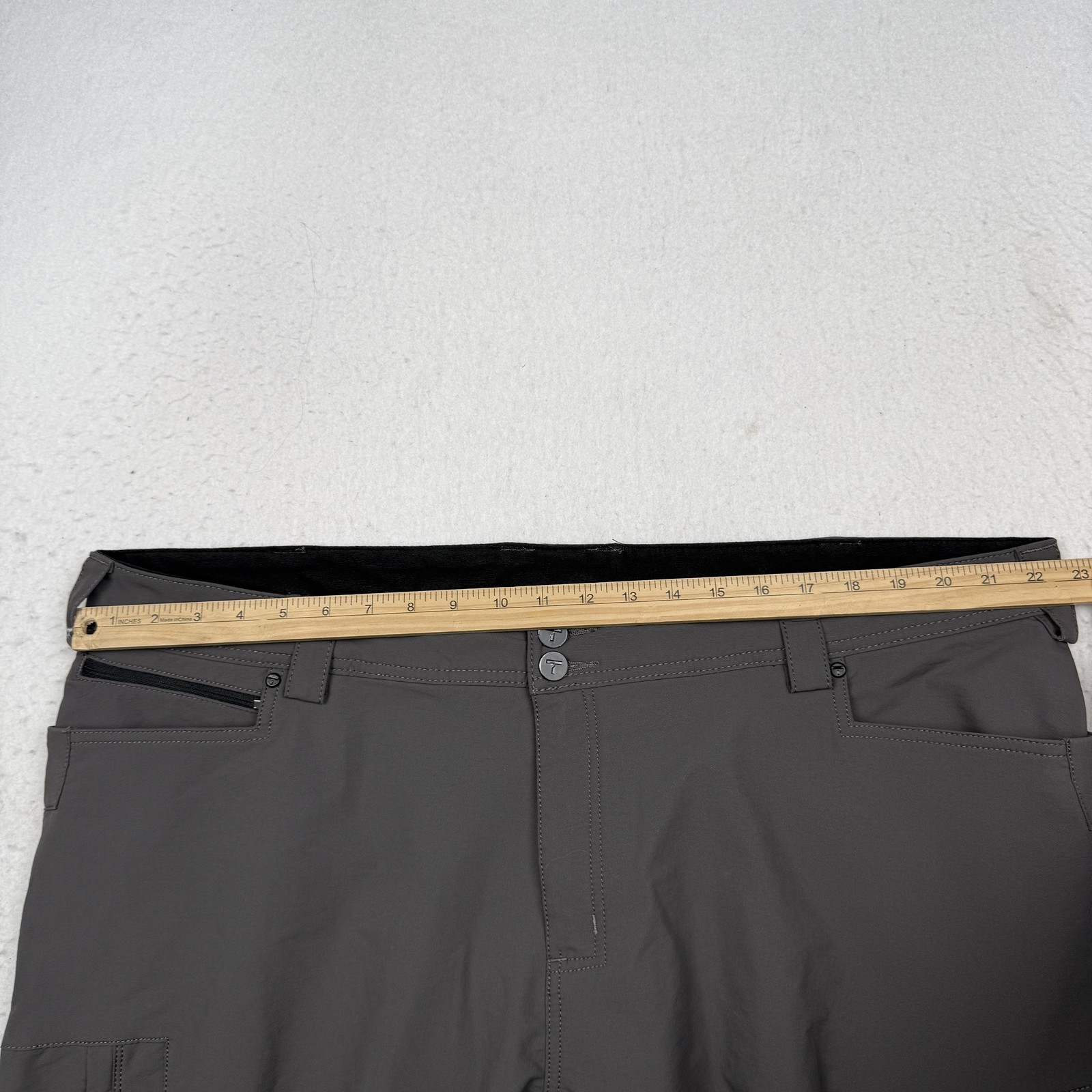 Truewerk Pants Mens 44×34 Gray T2 Werkpant Cargo Stretch Workwear Outdoor Hiking