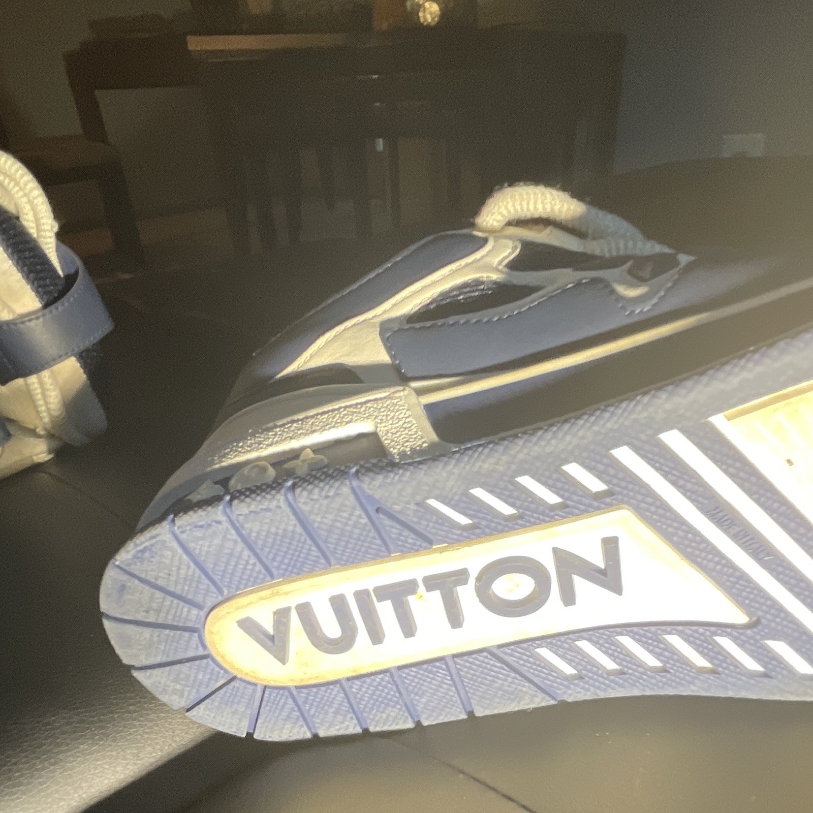 Louis Vuitton Skates Marine Blue Size 9 (2022) No Box Barley Excellent Condition