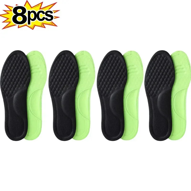 2/6pcs Soft Memory Foam Orthopedic Insoles Deodorizing Insole Shoes Sports Abso