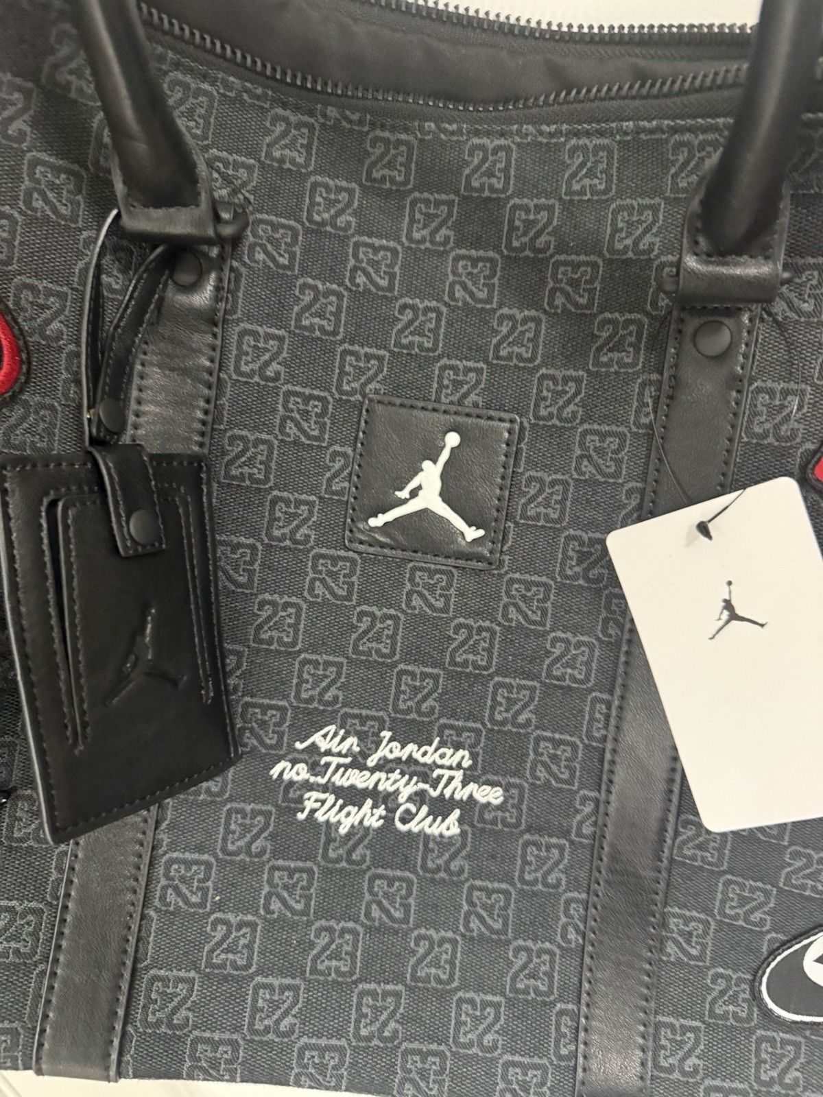 Nike Jordan Monogram Champion Duffle Bag/Luggage travel MM9157-023