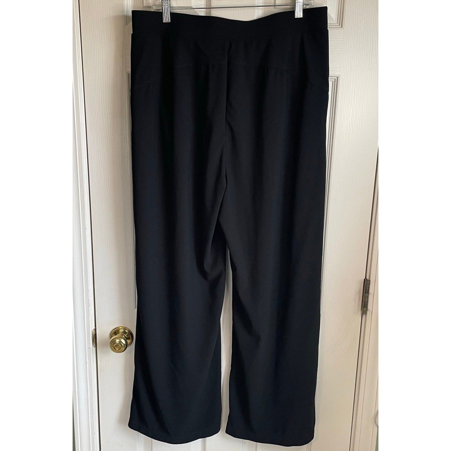 Halara Wide Leg High Rise Pull On Pants Sz XL Textured Casual Travel Lounge Chic