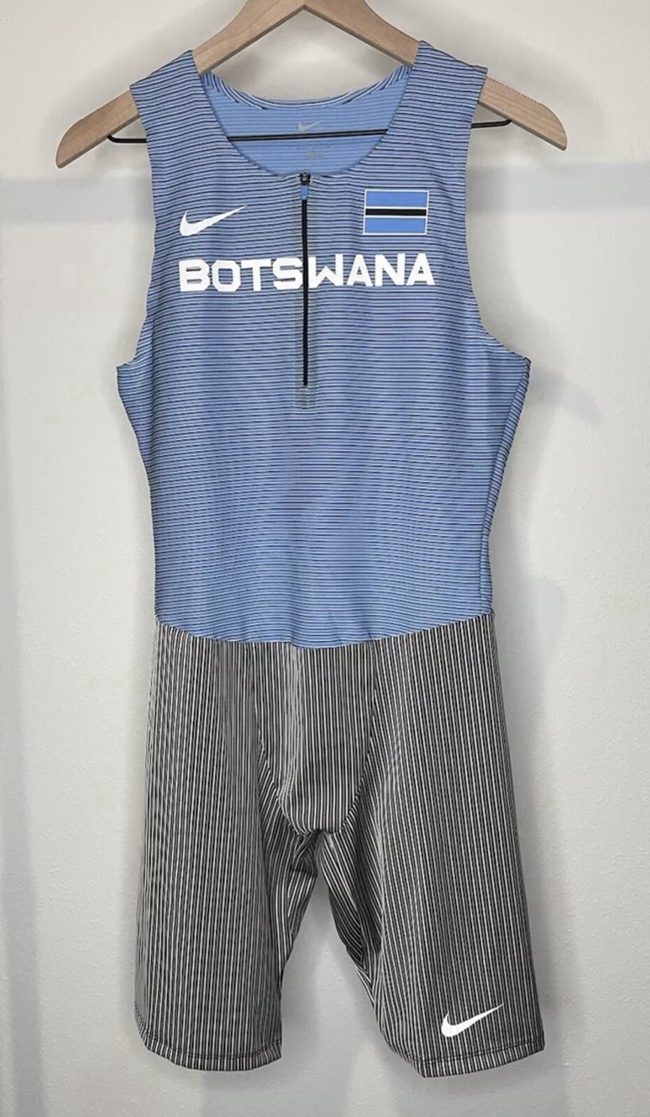 Nike Pro Elite Botswana Speedsuit Olympics Mens Sz XL Made In USA CK3203-412