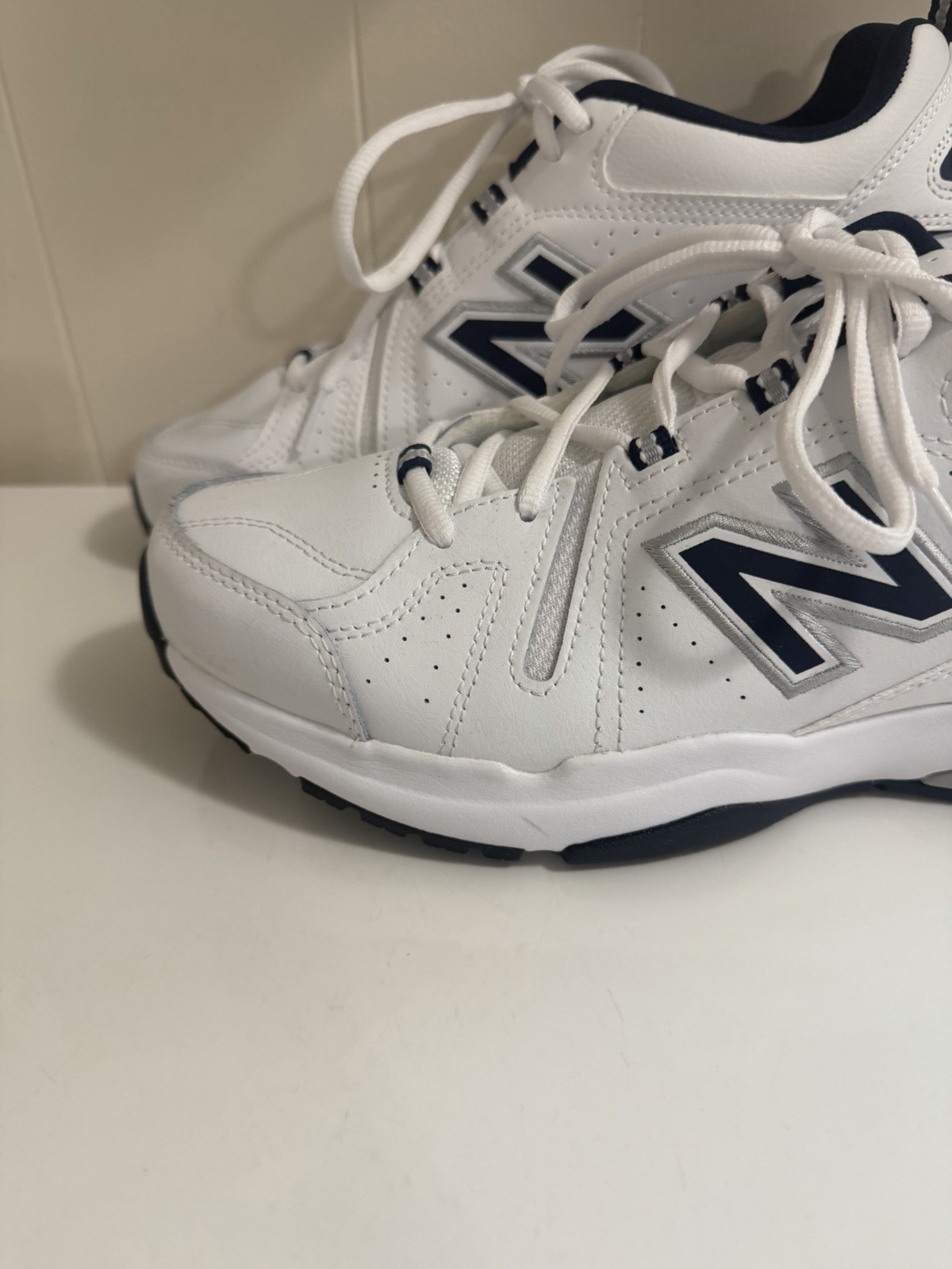 New Balance 608 v5 Men’s Leather Cross Trainers New White Size 9.5 D