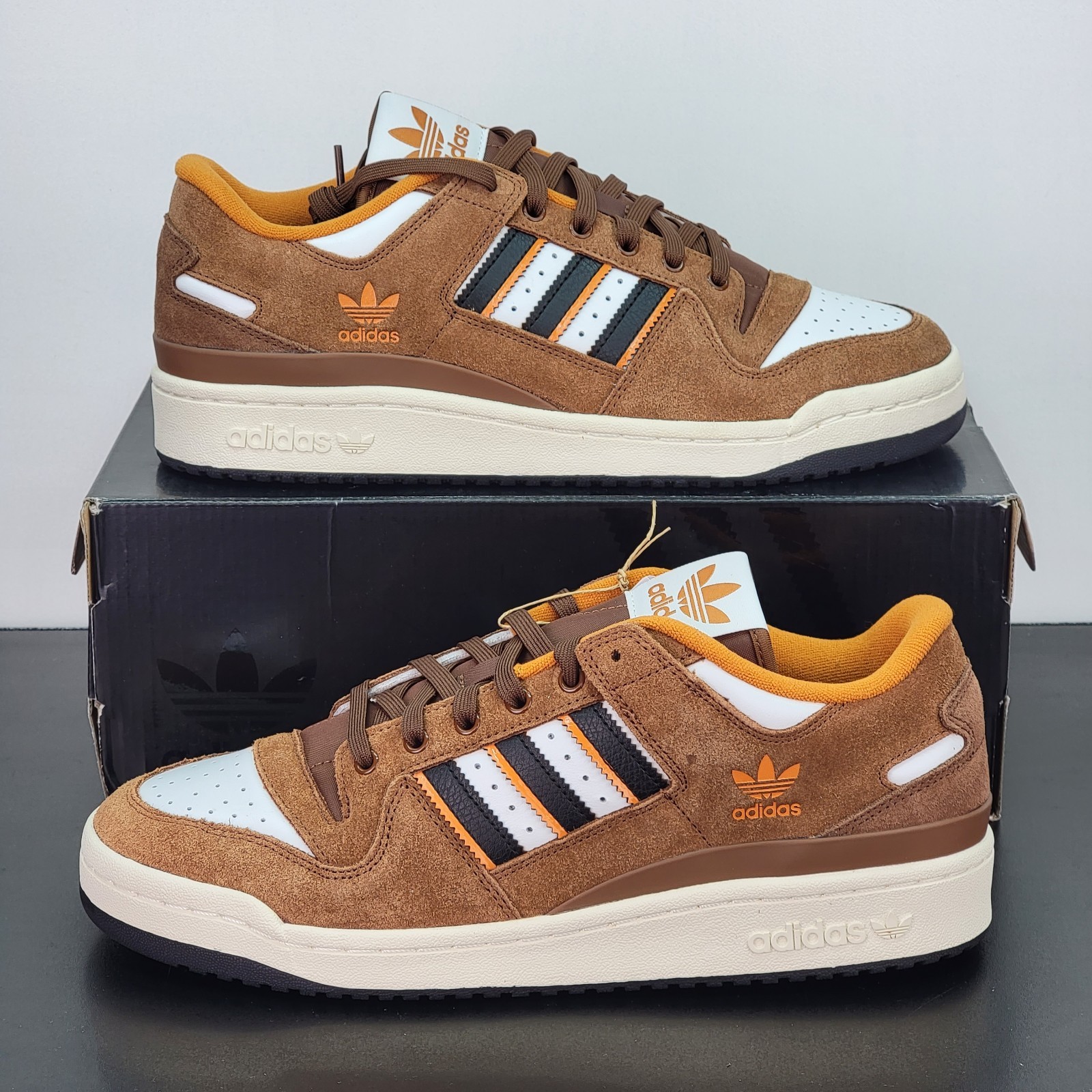 Adidas Forum Low Men’s Size 11.5 Athletic Shoes Brown Casual Footwear Sneakers