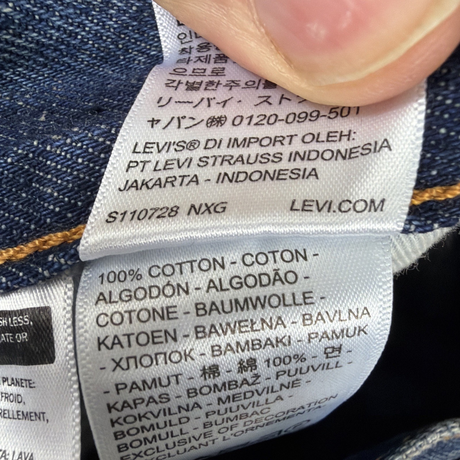 Levi’s 568 Premium Jeans Men’s Size 29×30 Loose Straight Blue Denim Cotton