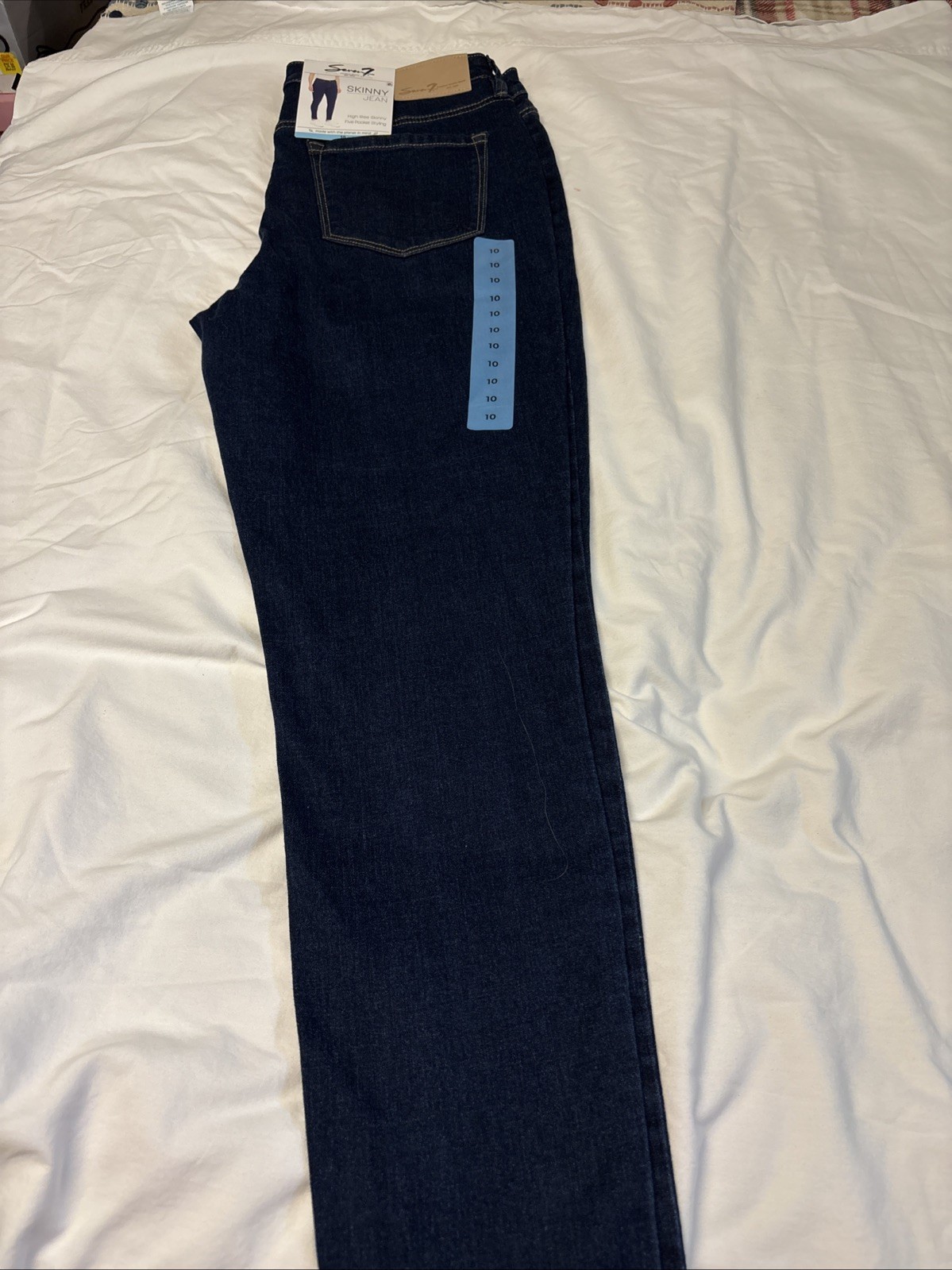 Seven7 Women’s 5 Pockets Soft Stretch High Rise Skinny Jean Sz 10