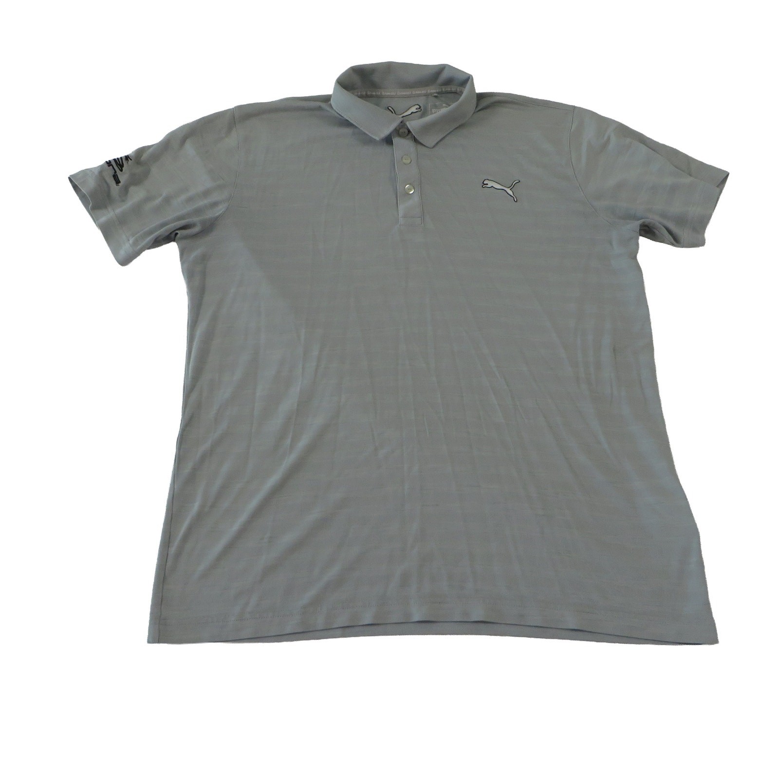 PUMA Cobra Tour Performance Stretch Gray Golf Polo Shirt Men’s Medium
