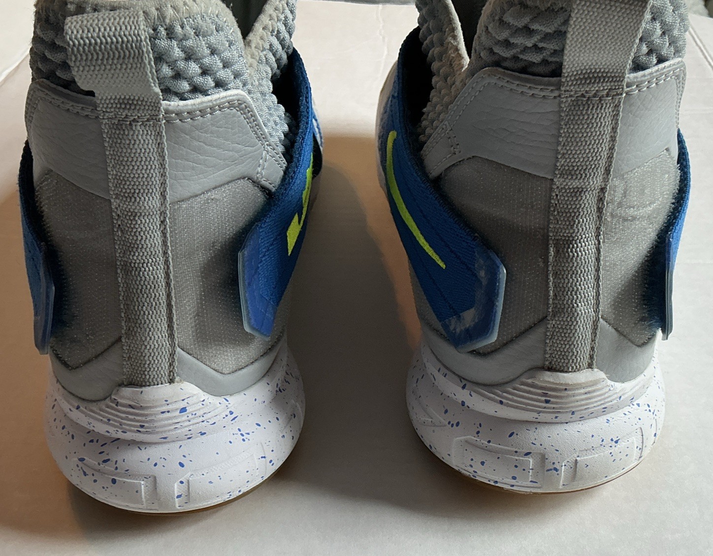 Nike Air Zoom LeBron James Soldier XII 12 Grey and Blue. Size 12