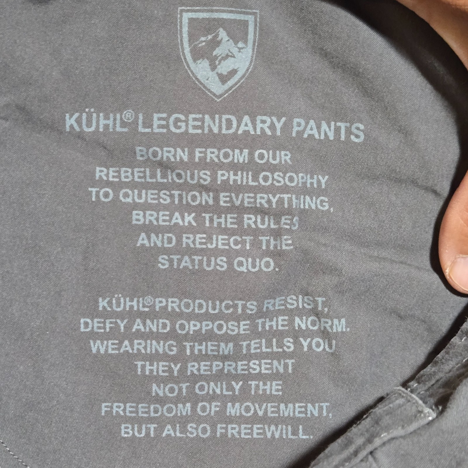 Kuhl Legendary Pants Drawstring Gray Cargo Hiking Roll Up Ankle Women’s 8 Long