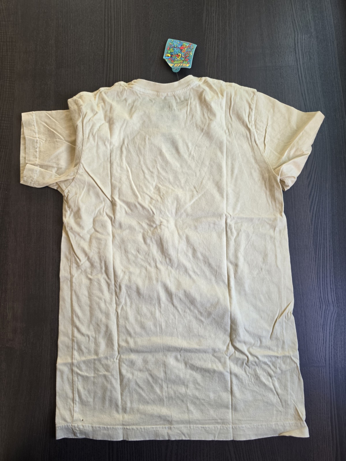 Killer Acid Keep It Stupid,Simple Men’s Size Small Beige T-Shirt